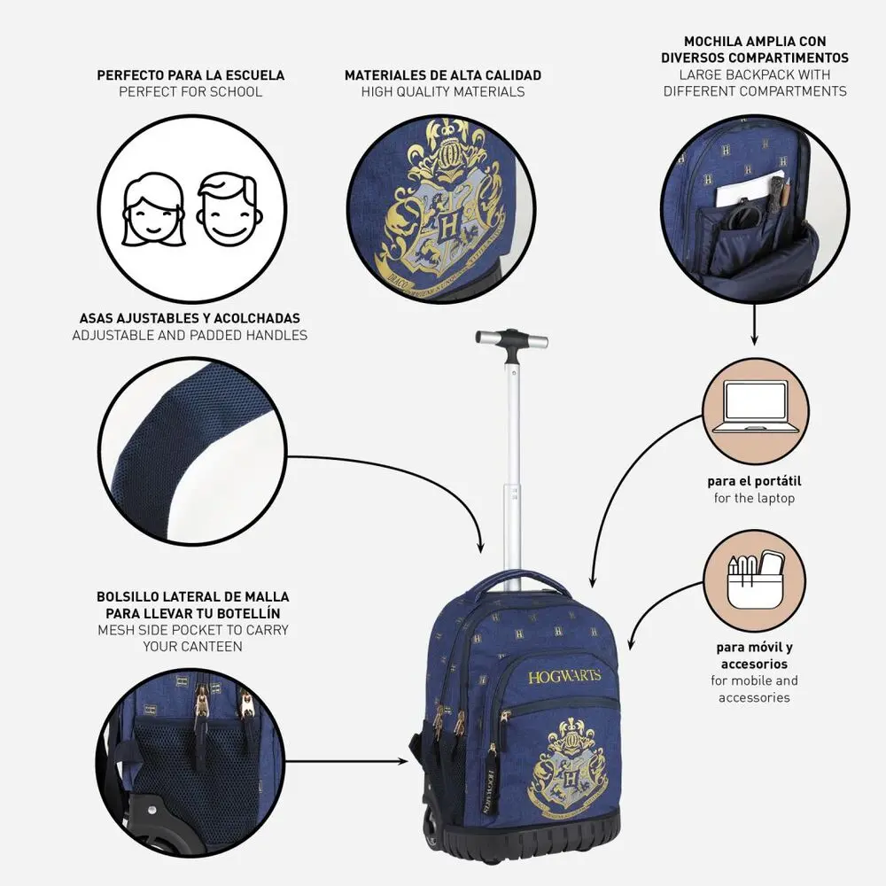 Harry Potter Hogwarts gurulós táska 49 cm termékfotó