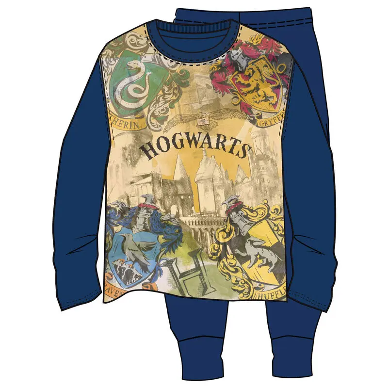 Harry Potter Hogwarts gyerek pizsama, szabadidőruha termékfotó