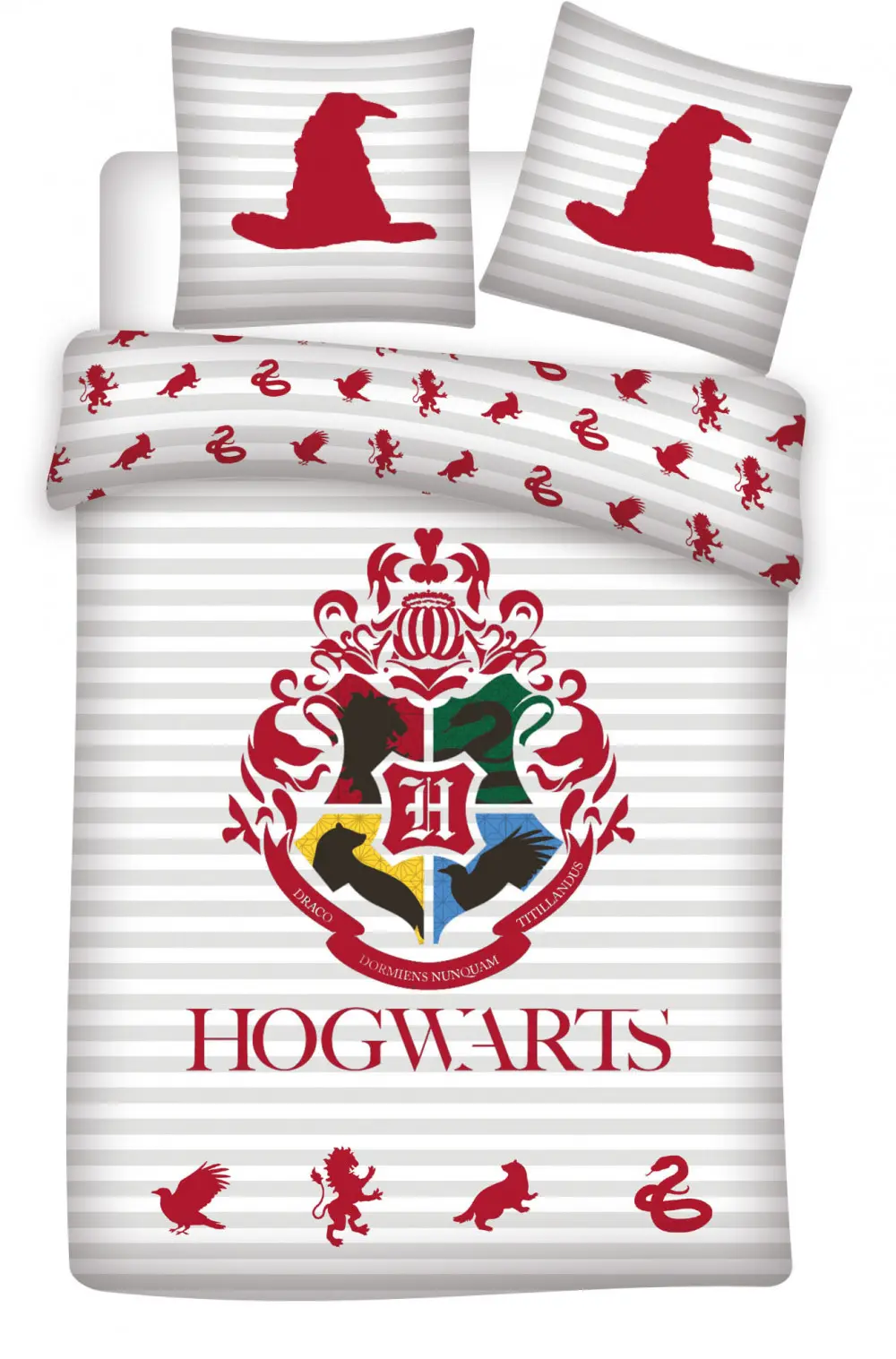 Harry Potter Hogwarts házak ágyneműhuzat termékfotó