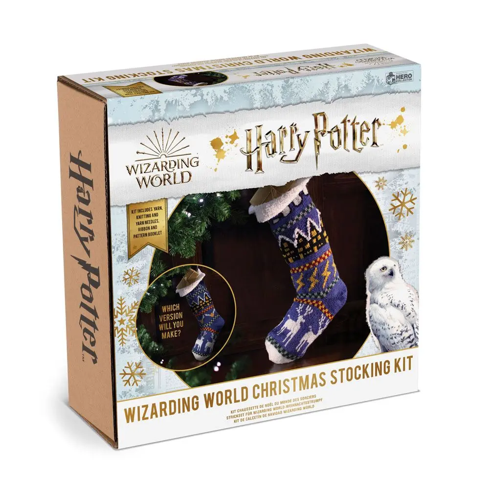 Harry Potter Hogwarts karácsonyi zokni kötő készlet termékfotó
