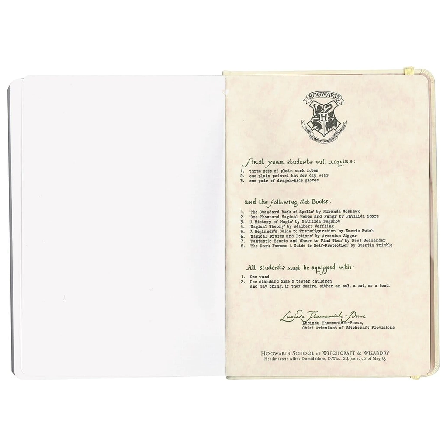 Harry Potter Hogwarts Letter jegyzetfüzet 21 cm termékfotó