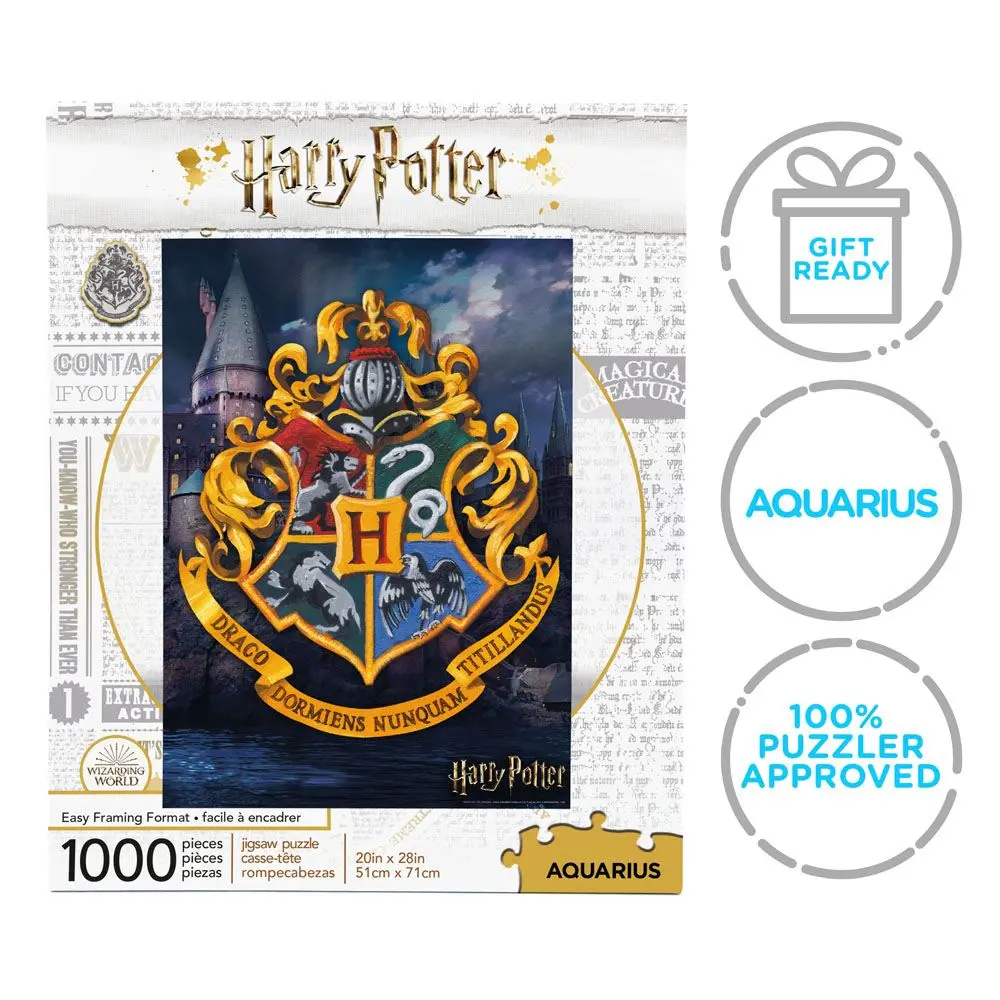 Harry Potter Hogwarts Logo Puzzle (1000 darab) termékfotó