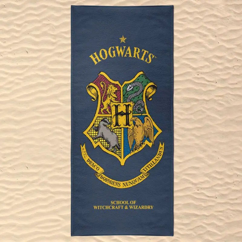 Harry Potter Hogwarts mikroszálas törölköző 90x180cm termékfotó