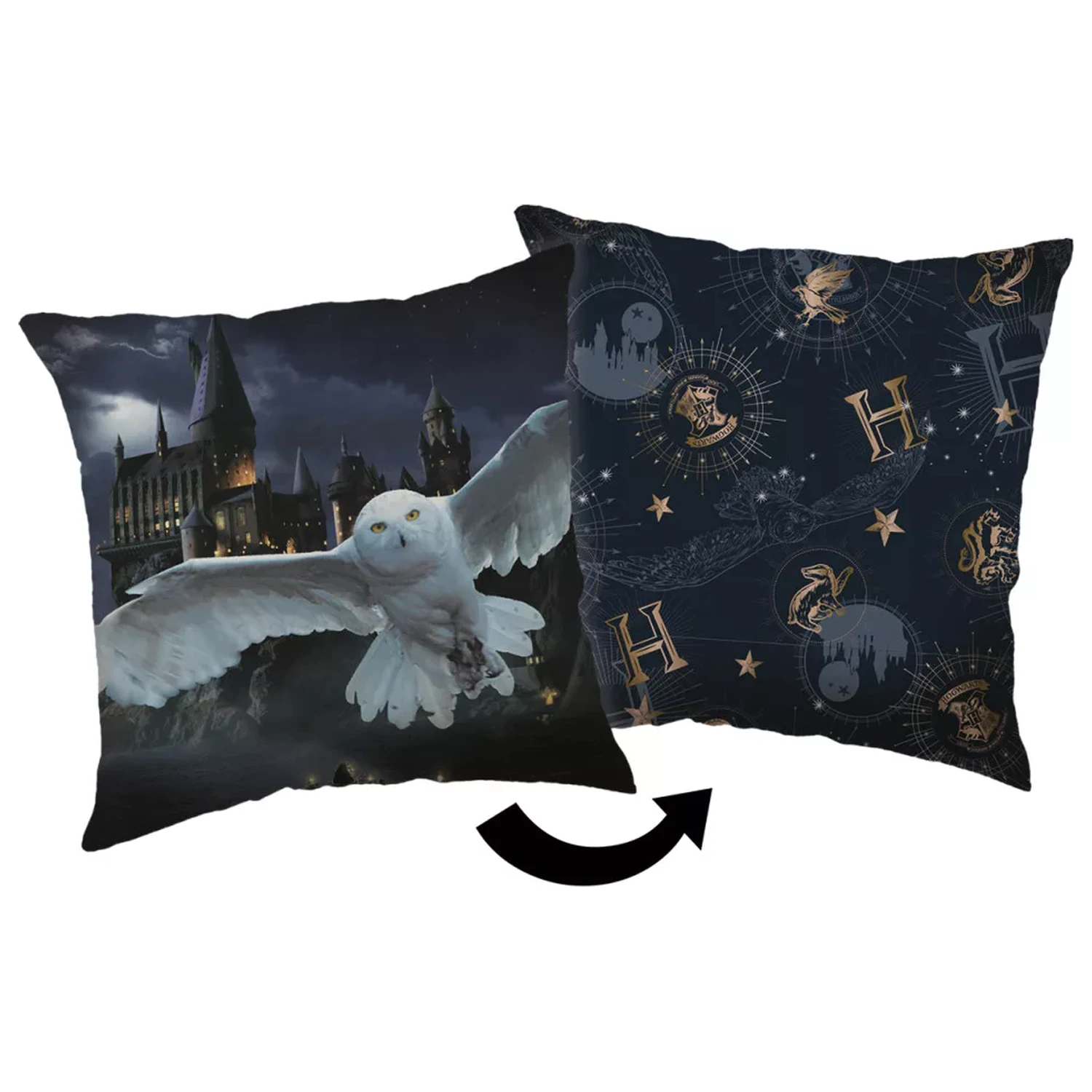 Harry Potter Hogwarts Night párna, díszpárna  termékfotó