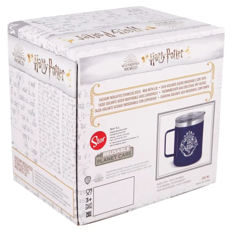 Harry Potter Hogwarts rozsdamentes acél thermos bögre 380ml termékfotó