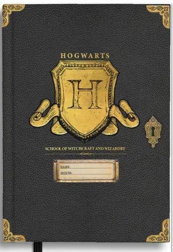 Harry Potter Hogwarts Shield A5 jegyzetfüzet termékfotó