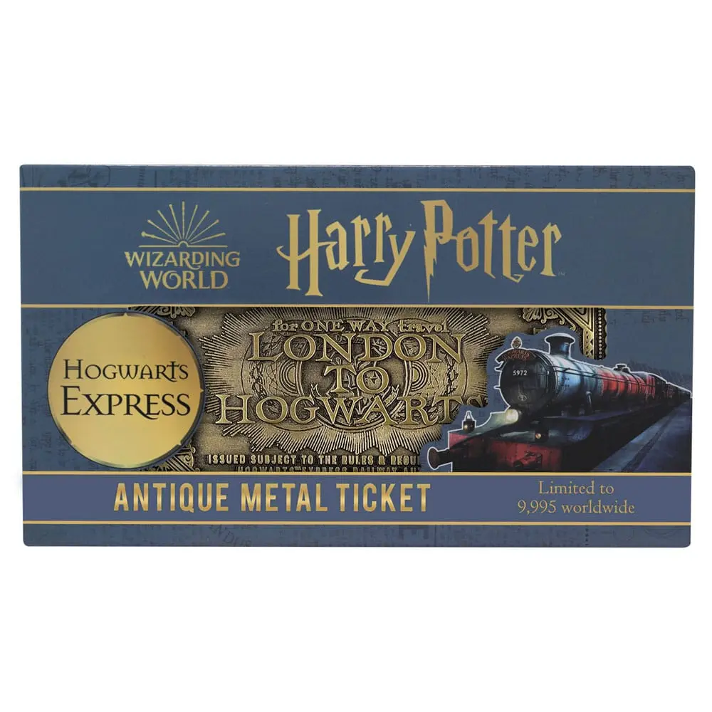 Harry Potter Hogwarts Train Ticket replika Limitált kiadás termékfotó