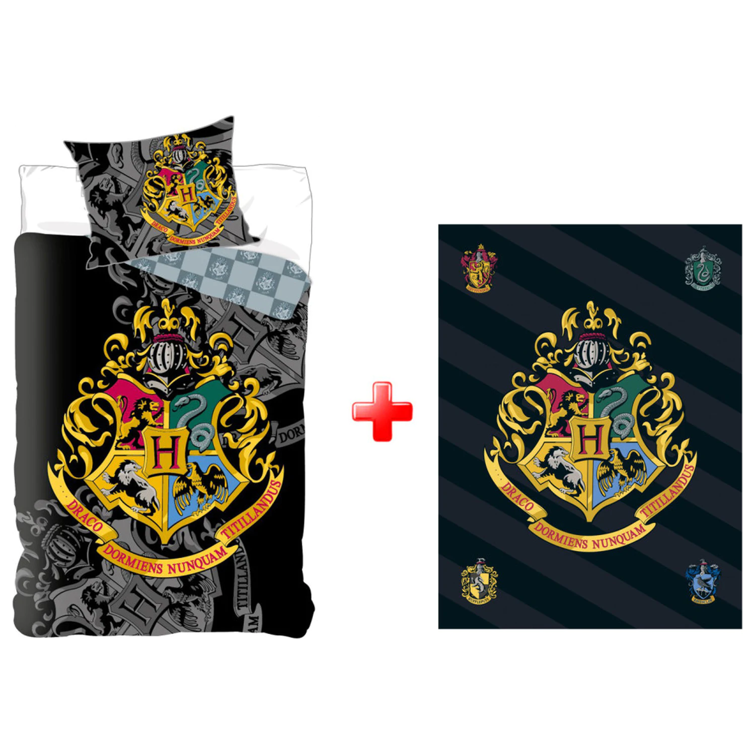 Harry Potter Houses ágyneműhuzat és polár takaró szett termékfotó
