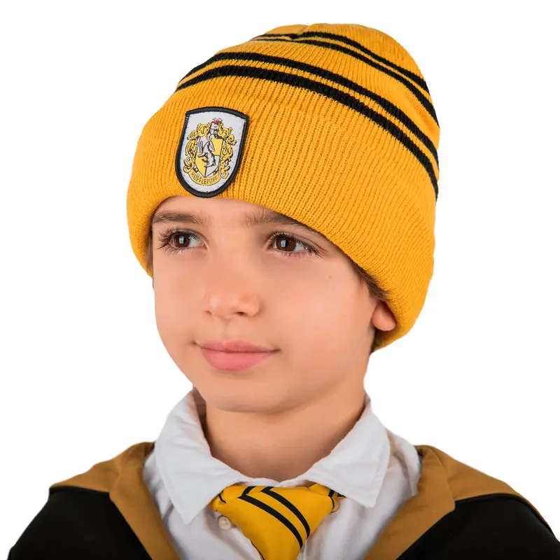 Harry Potter Hufflepuff csomag kötött sapka + kesztyű gyerekek számára termékfotó