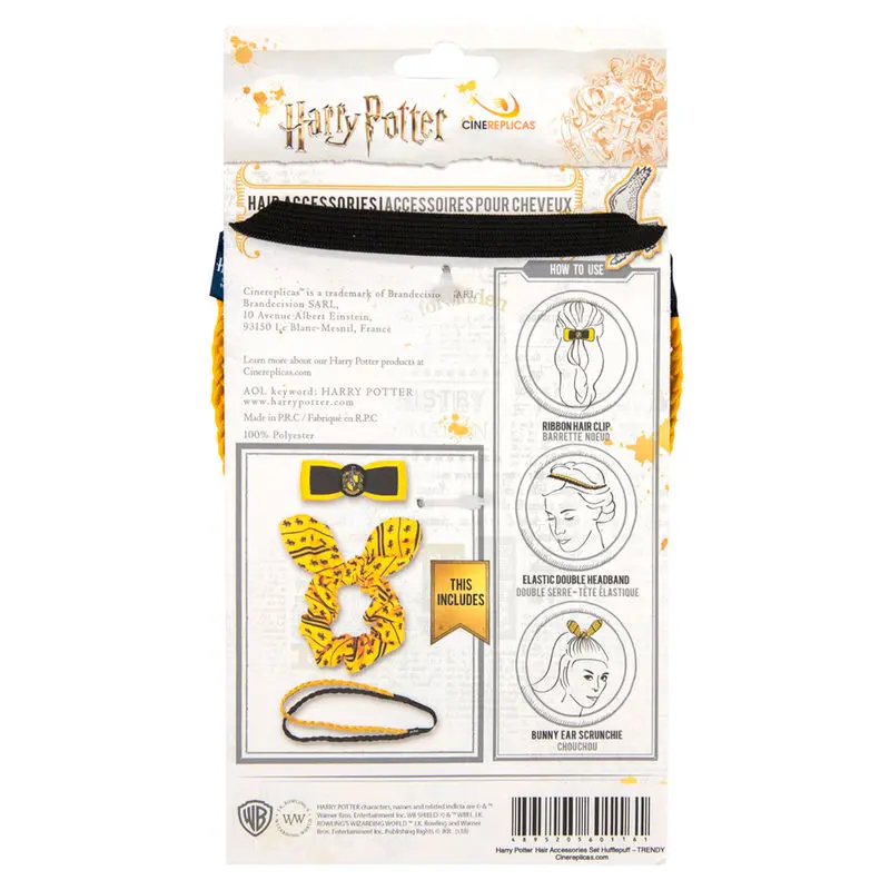 Harry Potter Hufflepuff haj kiegészítők termékfotó