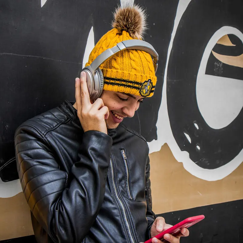 Harry Potter Hufflepuff kötött sapka termékfotó