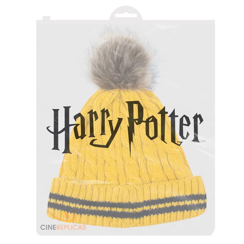 Harry Potter Hufflepuff kötött sapka termékfotó