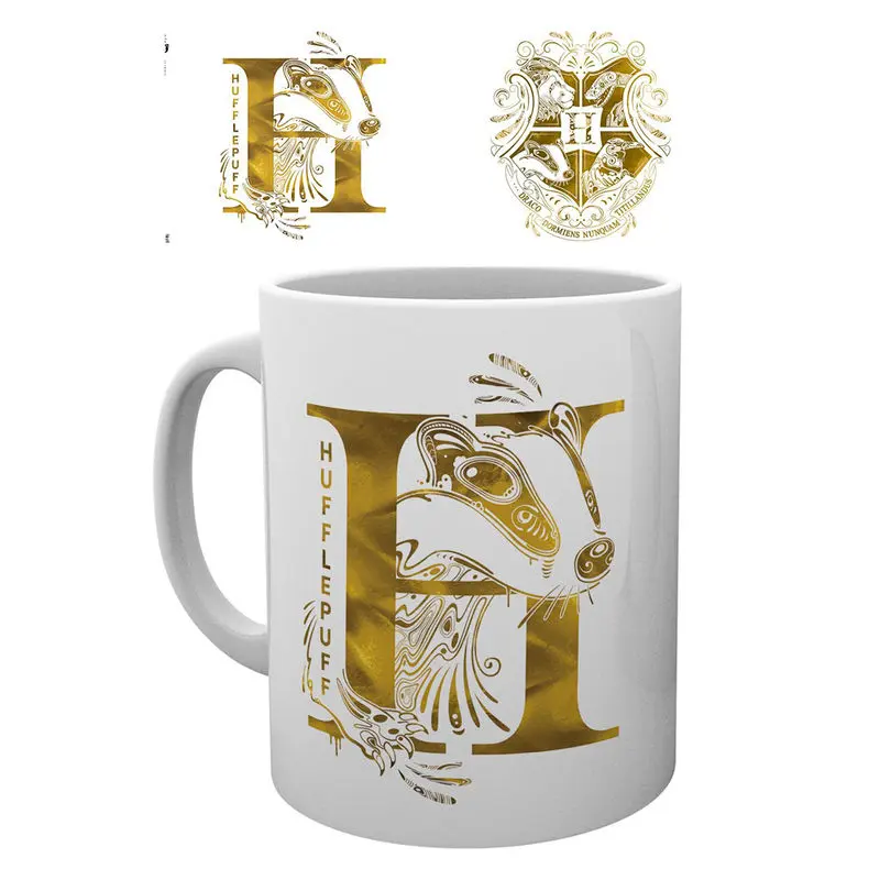 Harry Potter Hugrabug Monogram bögre termékfotó