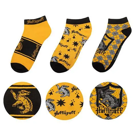 Harry Potter Ankle Socks 3-Pack Hufflepuff termékfotó