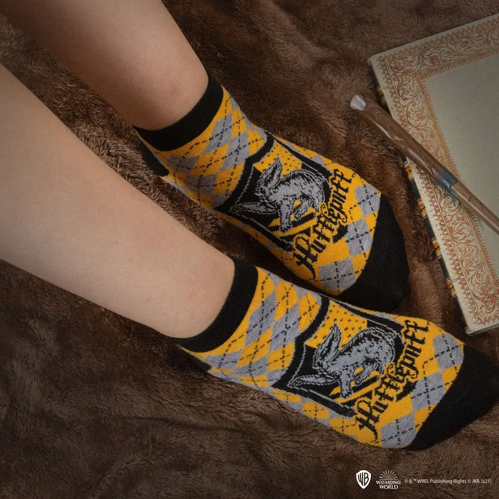 Harry Potter Ankle Socks 3-Pack Hufflepuff termékfotó