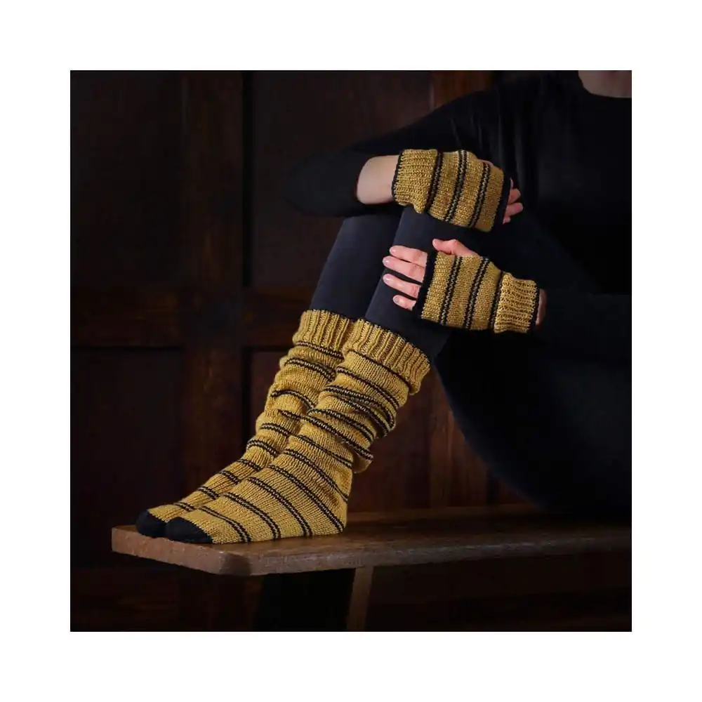Harry Potter Hugrabug zokni és ujjatlan kesztyű kötő készlet termékfotó