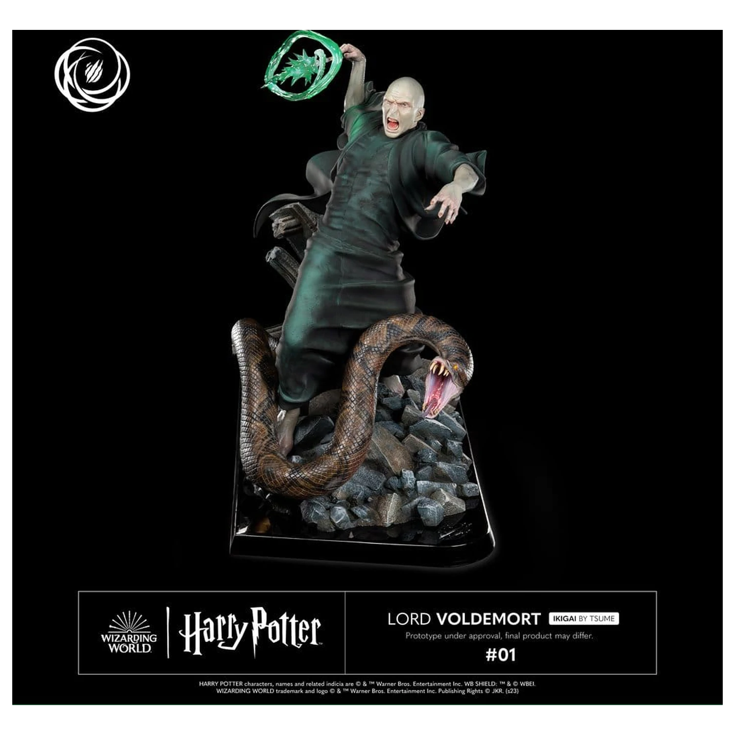 Harry Potter IKIGAI figura 1/6 Lord Voldemort 32 cm termékfotó