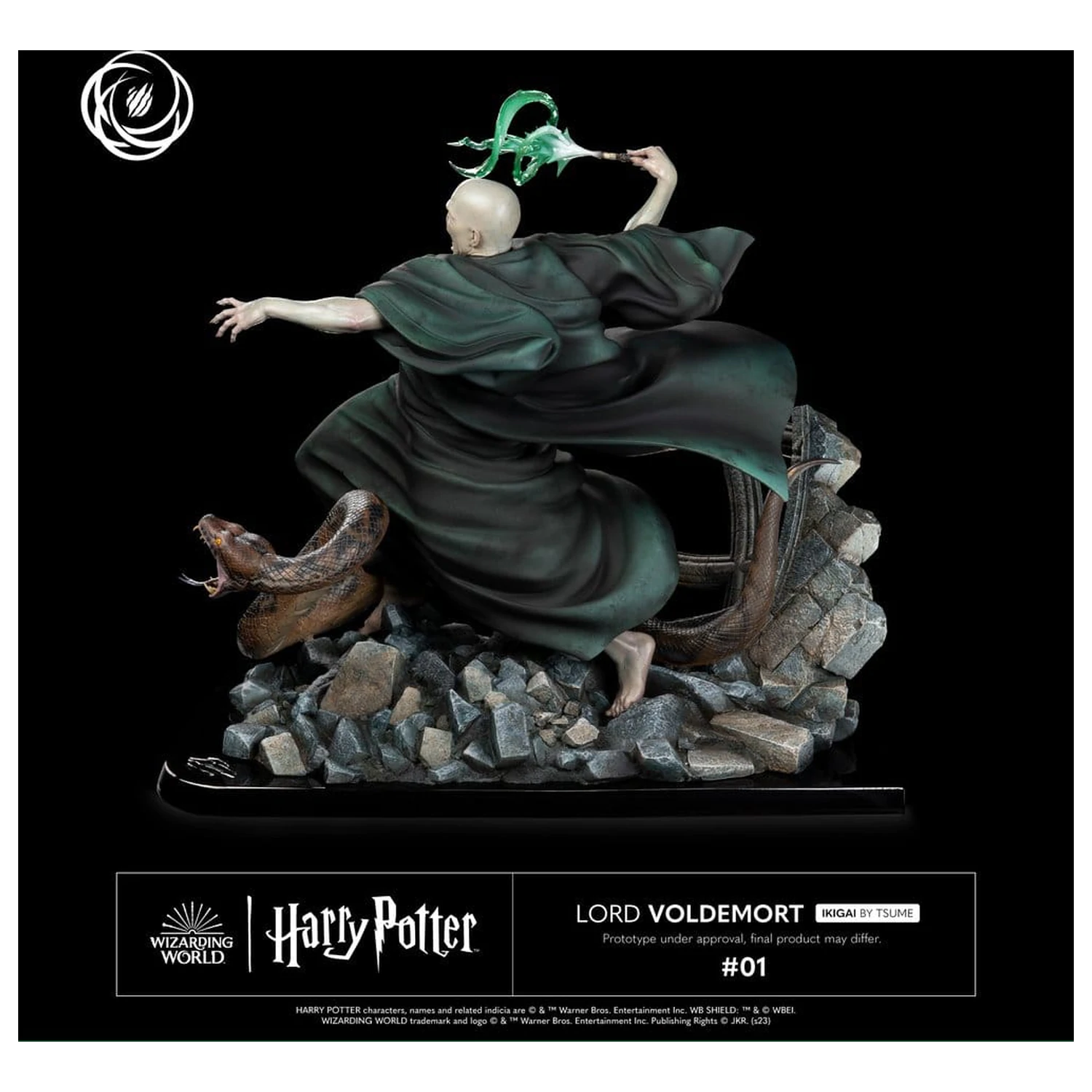 Harry Potter IKIGAI figura 1/6 Lord Voldemort 32 cm termékfotó
