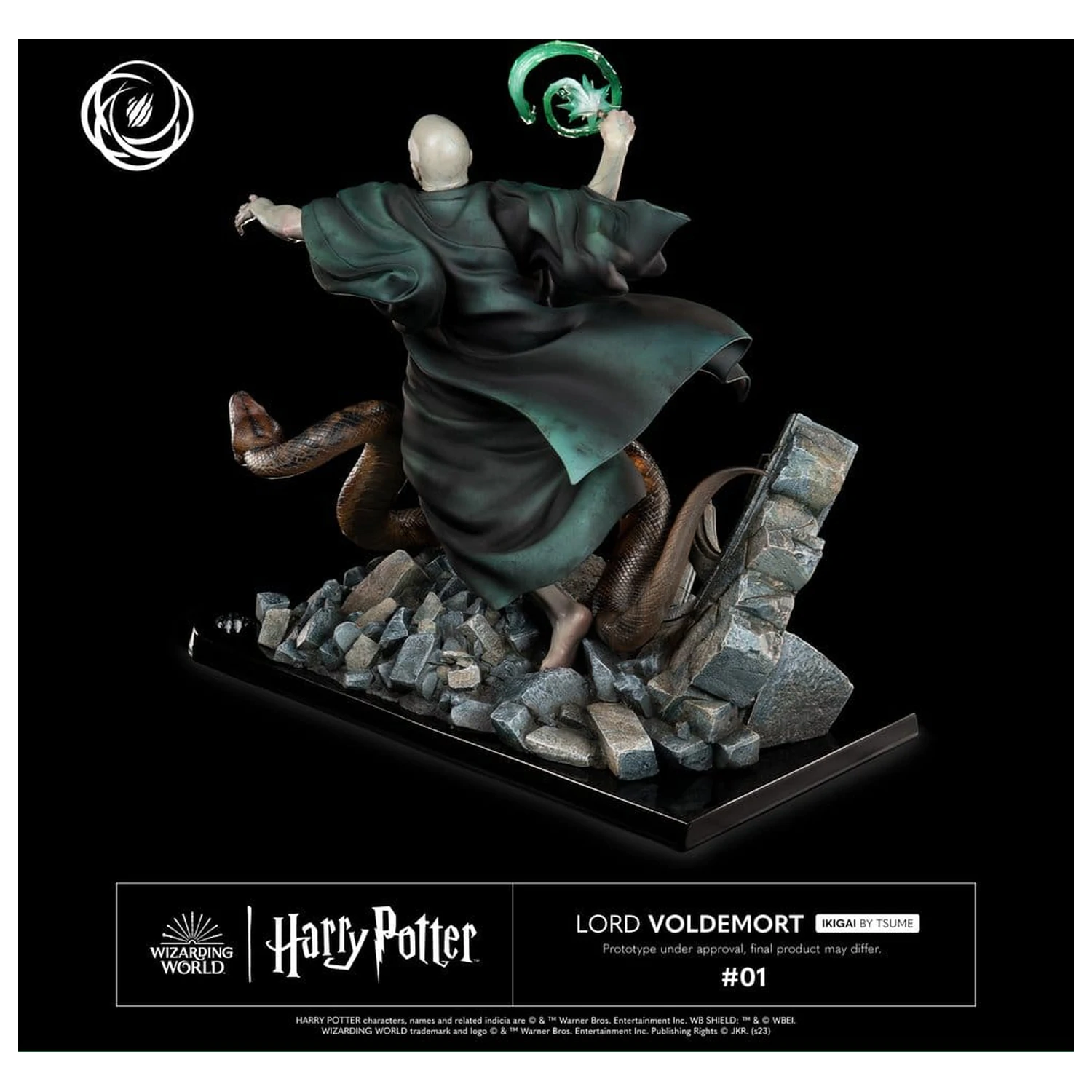 Harry Potter IKIGAI figura 1/6 Lord Voldemort 32 cm termékfotó