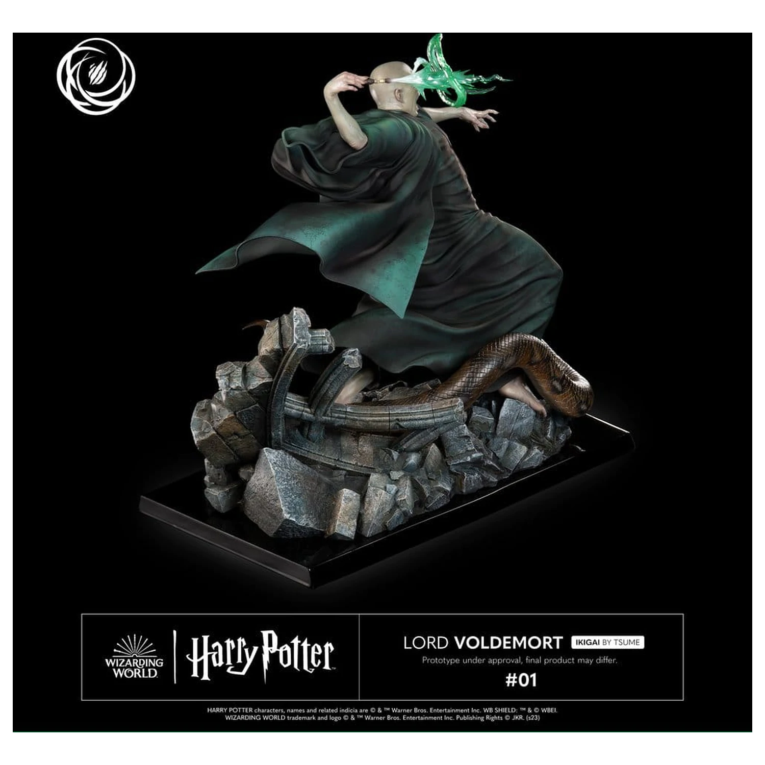 Harry Potter IKIGAI figura 1/6 Lord Voldemort 32 cm termékfotó