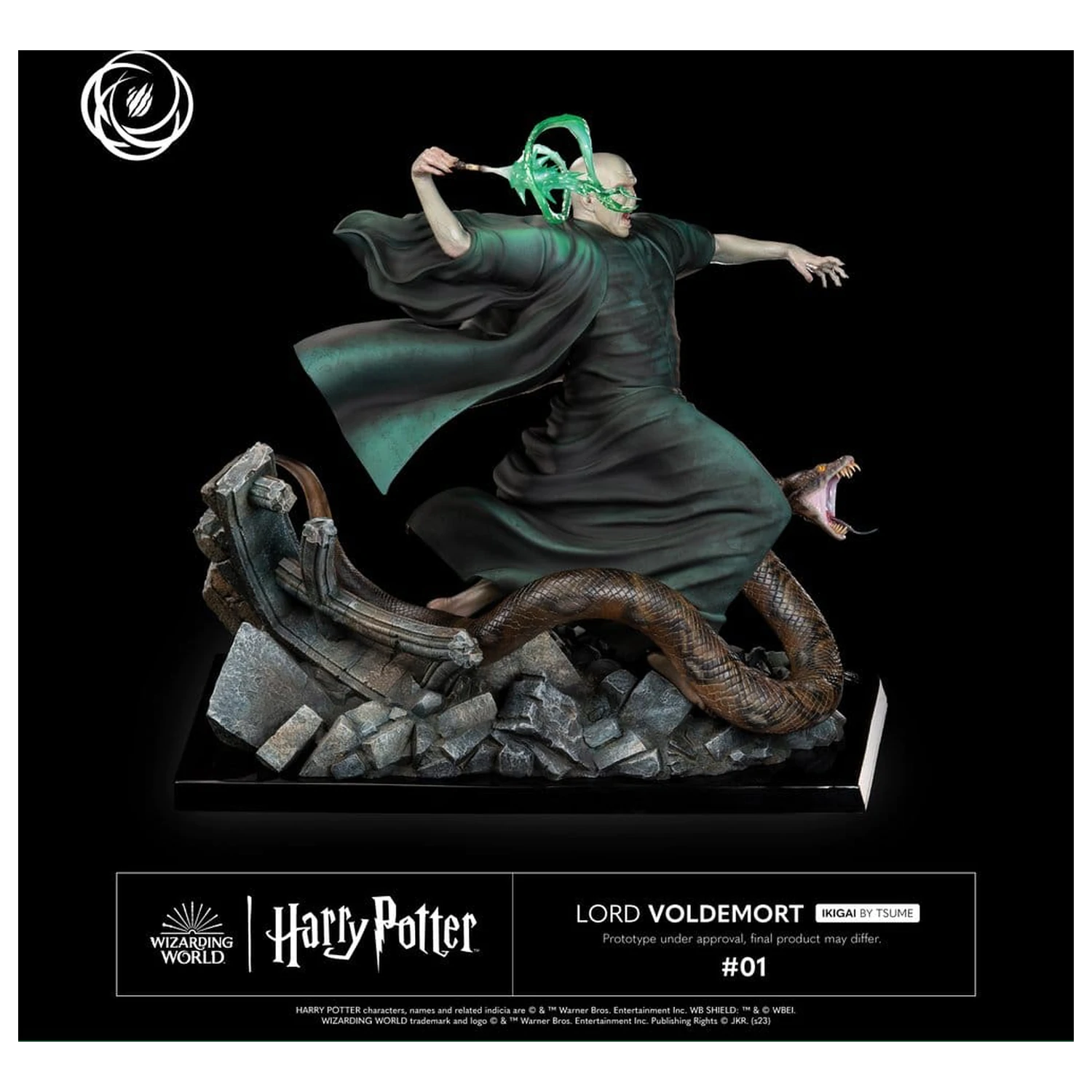 Harry Potter IKIGAI figura 1/6 Lord Voldemort 32 cm termékfotó