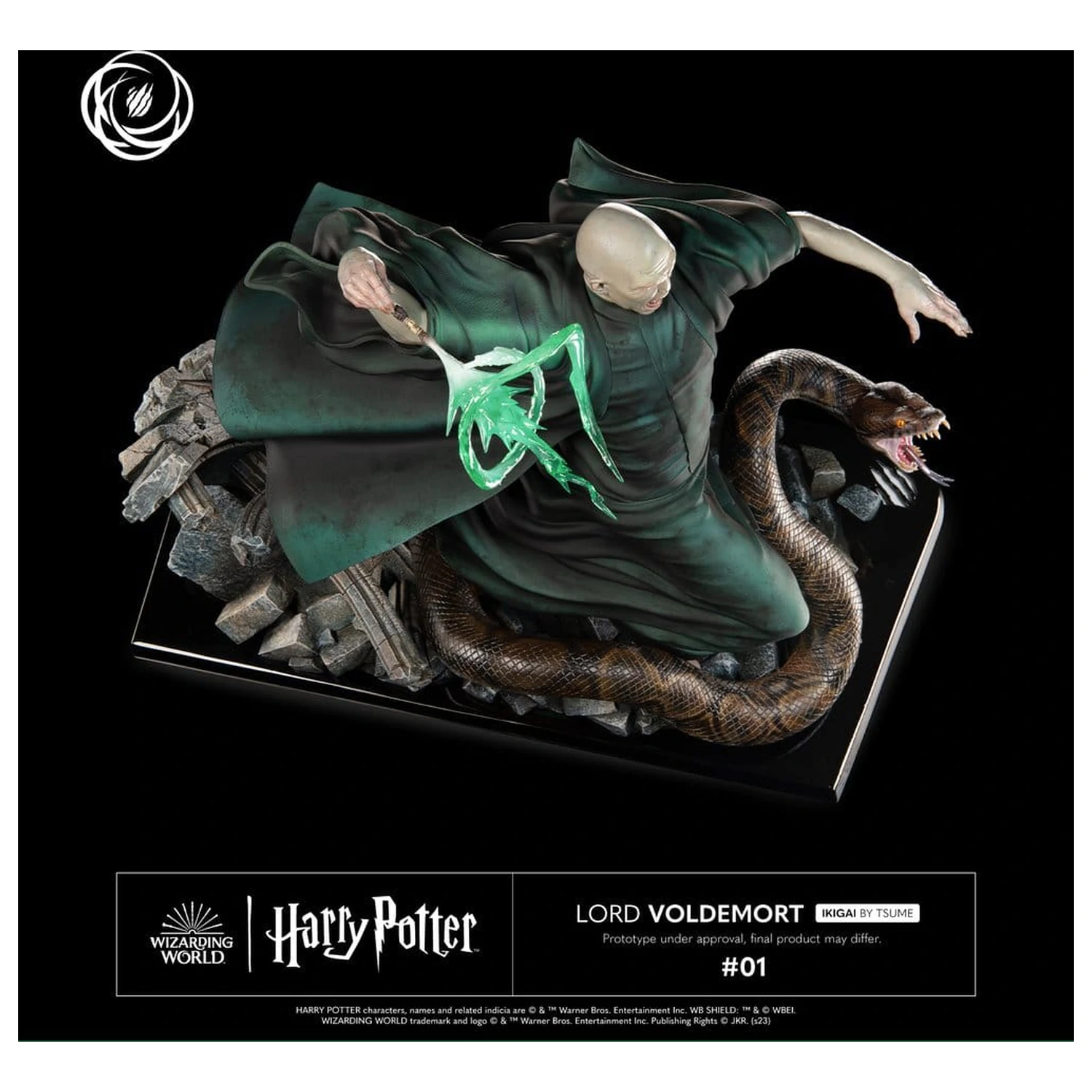 Harry Potter IKIGAI figura 1/6 Lord Voldemort 32 cm termékfotó