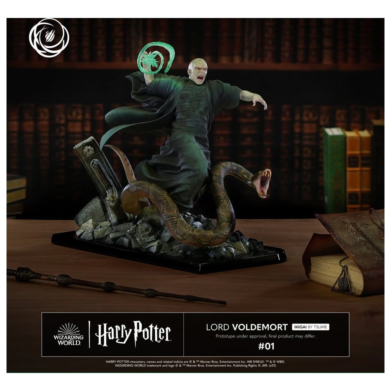 Harry Potter IKIGAI figura 1/6 Lord Voldemort 32 cm termékfotó