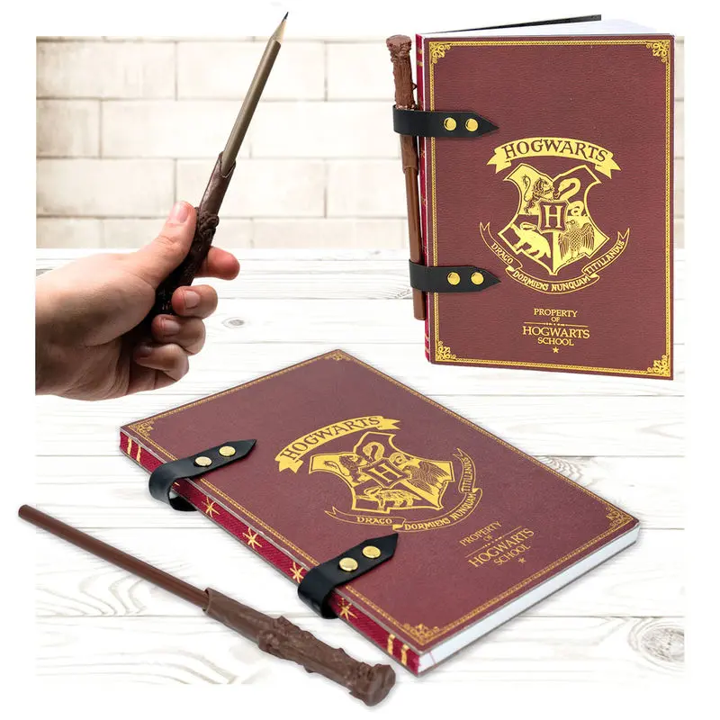 Harry Potter jegyzetfüzet és pálca ceruza csomag termékfotó