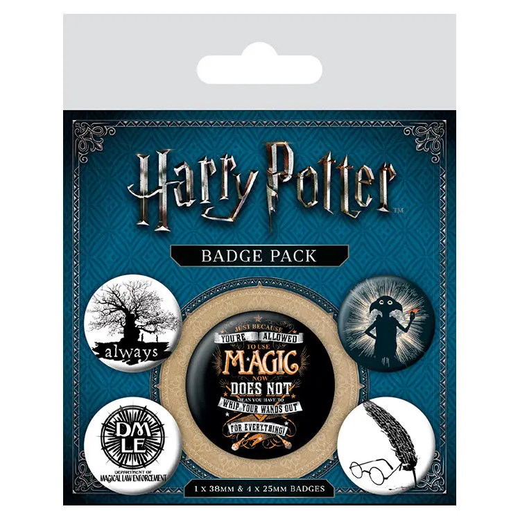 Harry Potter kitűző csomag termékfotó