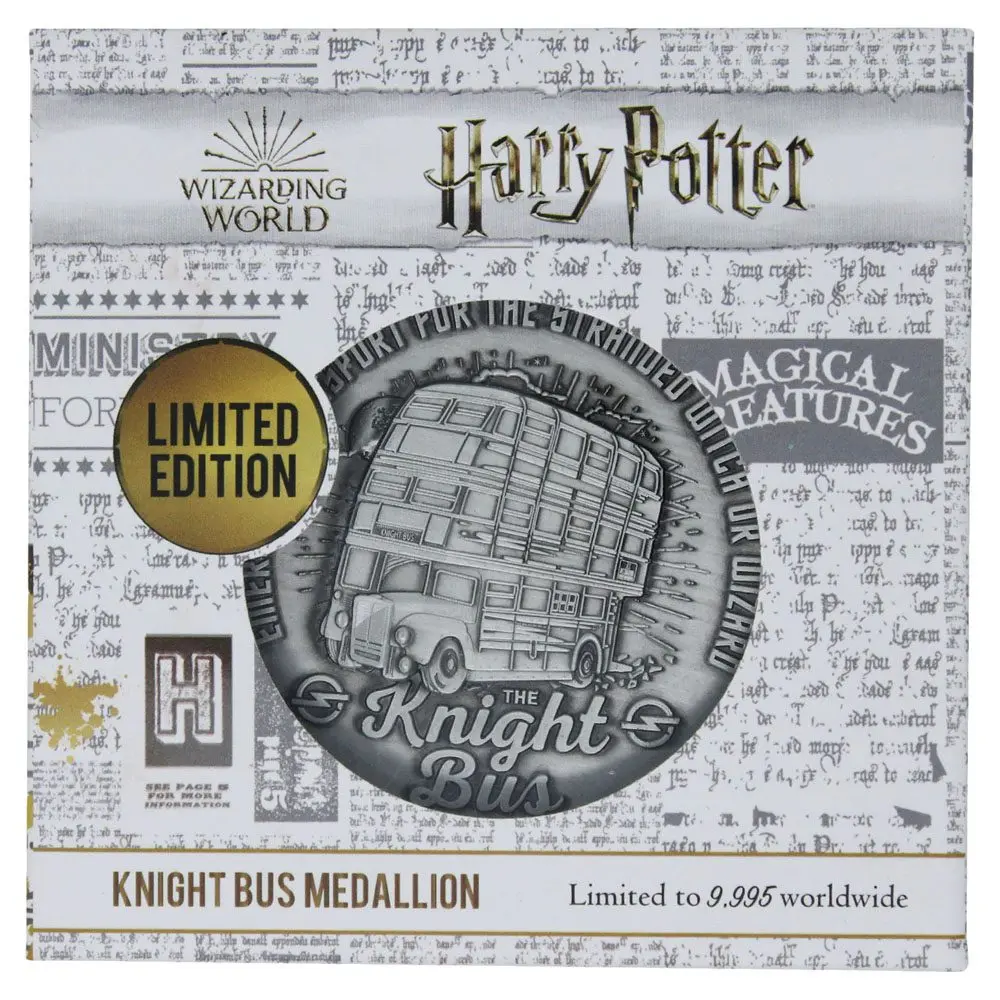 Harry Potter Knight Bus Medallion Limitált kiadás termékfotó