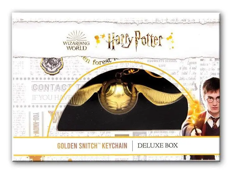 Harry Potter kulcstartó Golden Snitch Deluxe Box 12 cm termékfotó