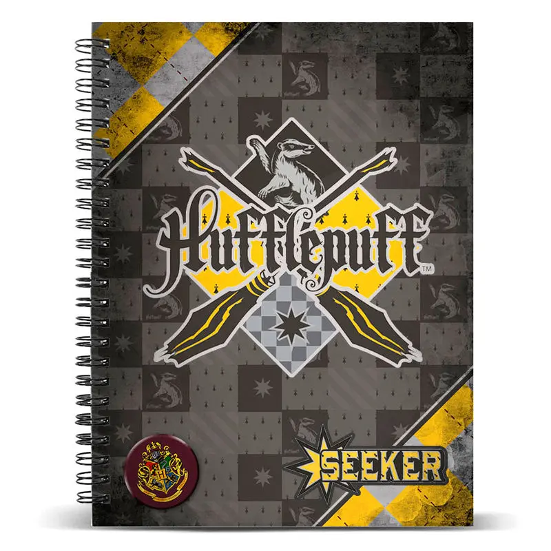 Harry Potter Kviddics Hugrabug A4 jegyzetfüzet termékfotó
