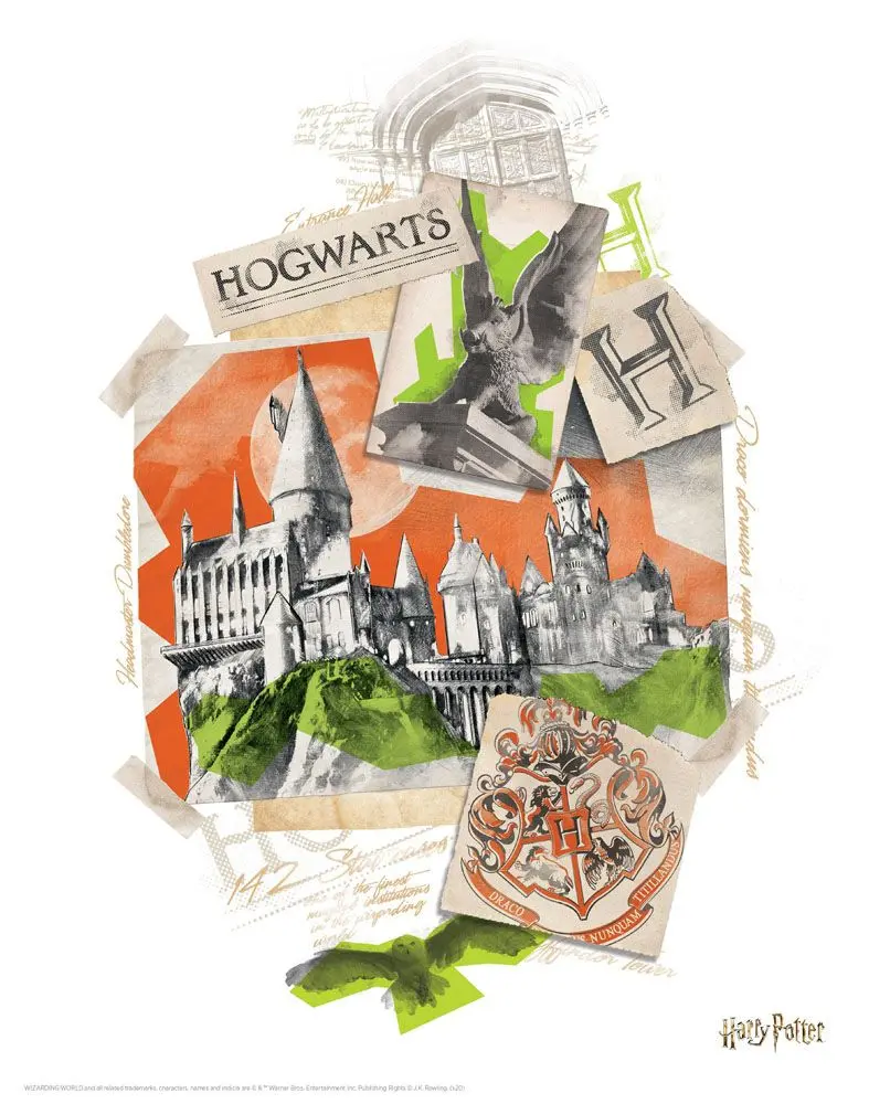 Harry Potter Lithograph 10 darabos Litográfia 36 x 28 cm termékfotó