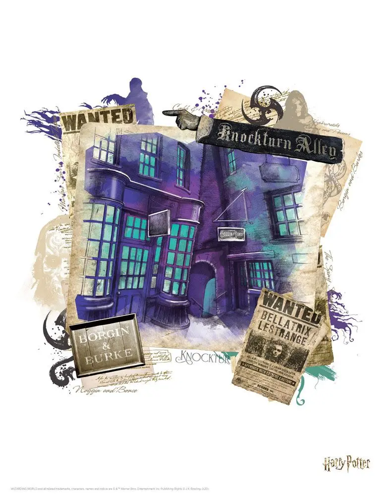 Harry Potter Lithograph 10 darabos Litográfia 36 x 28 cm termékfotó