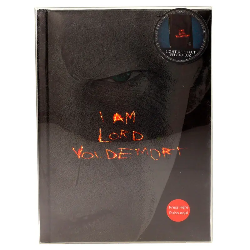 Harry Potter Lord Voldemort jegyzetfüzet Fény effekttel termékfotó