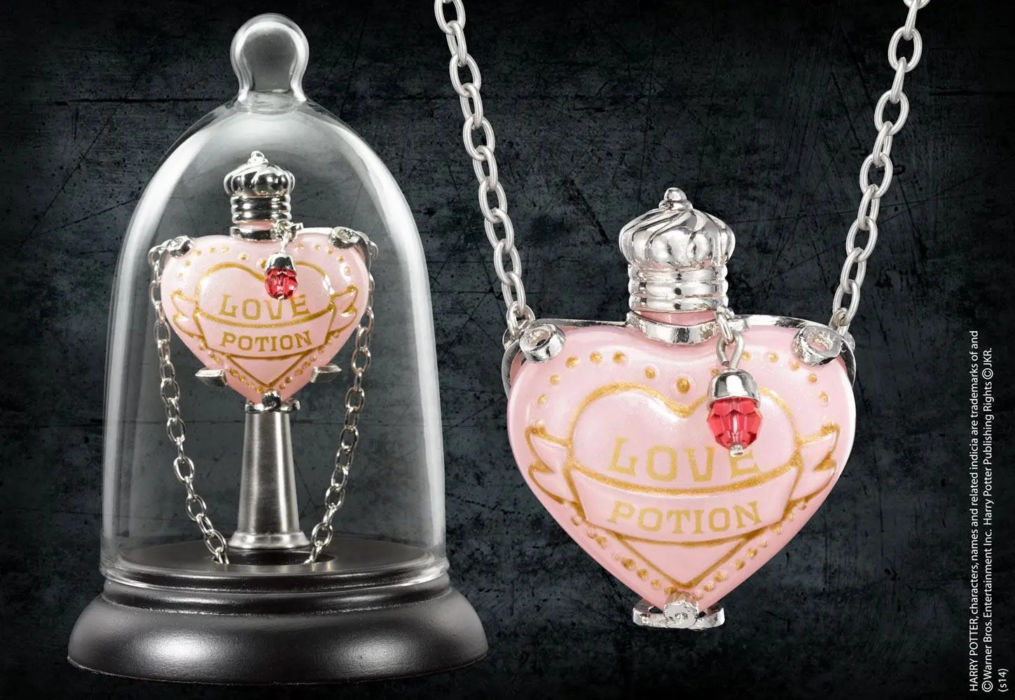 Harry Potter Anhänger mit Kette und Schmuckvitrine Love Potion termékfotó