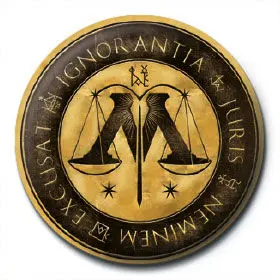 Harry Potter Mágiaügyi Minisztérium Seal kitűző termékfotó