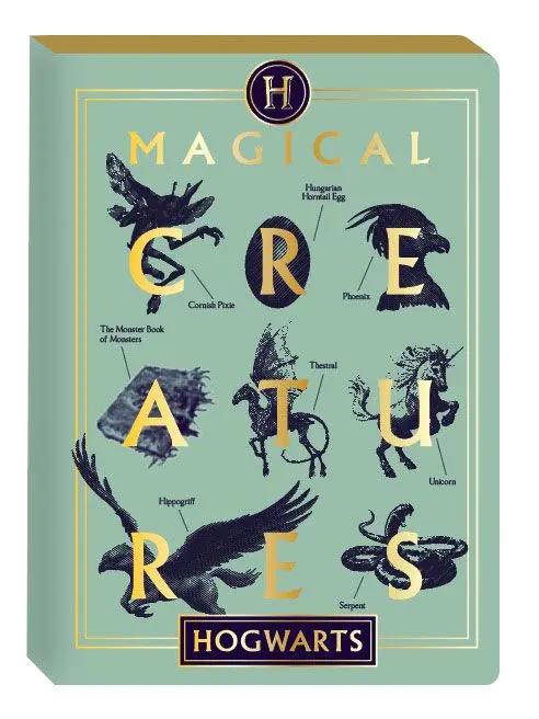 Harry Potter Magical Creatures A5 jegyzetfüzet termékfotó