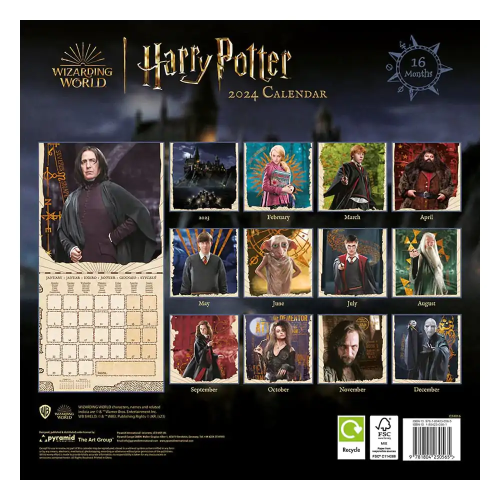 Harry Potter Magical Fundations naptár 2024 termékfotó