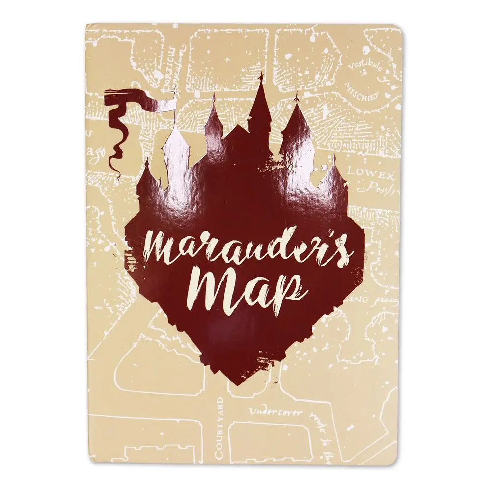 Harry Potter  Marauder's Map A5 jegyzetfüzet termékfotó