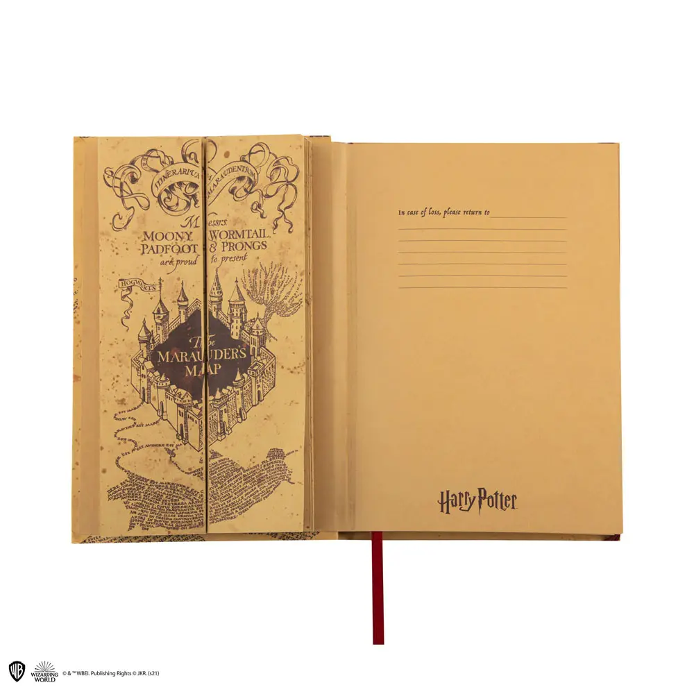 Harry Potter Notizbuch A5 Marauder's Map termékfotó