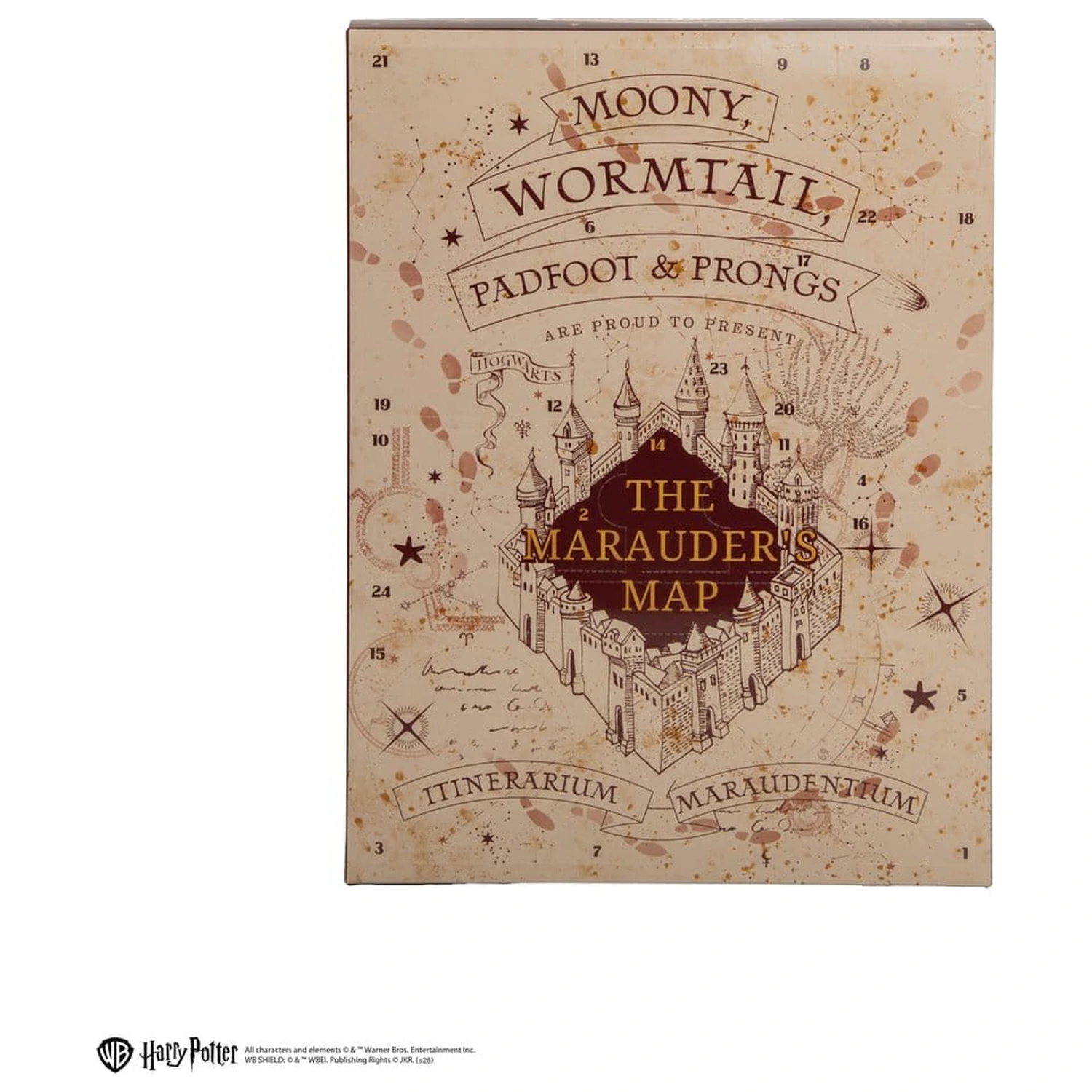 Harry Potter Marauder's Map New Edition adventi kalendárium 2026 termékfotó