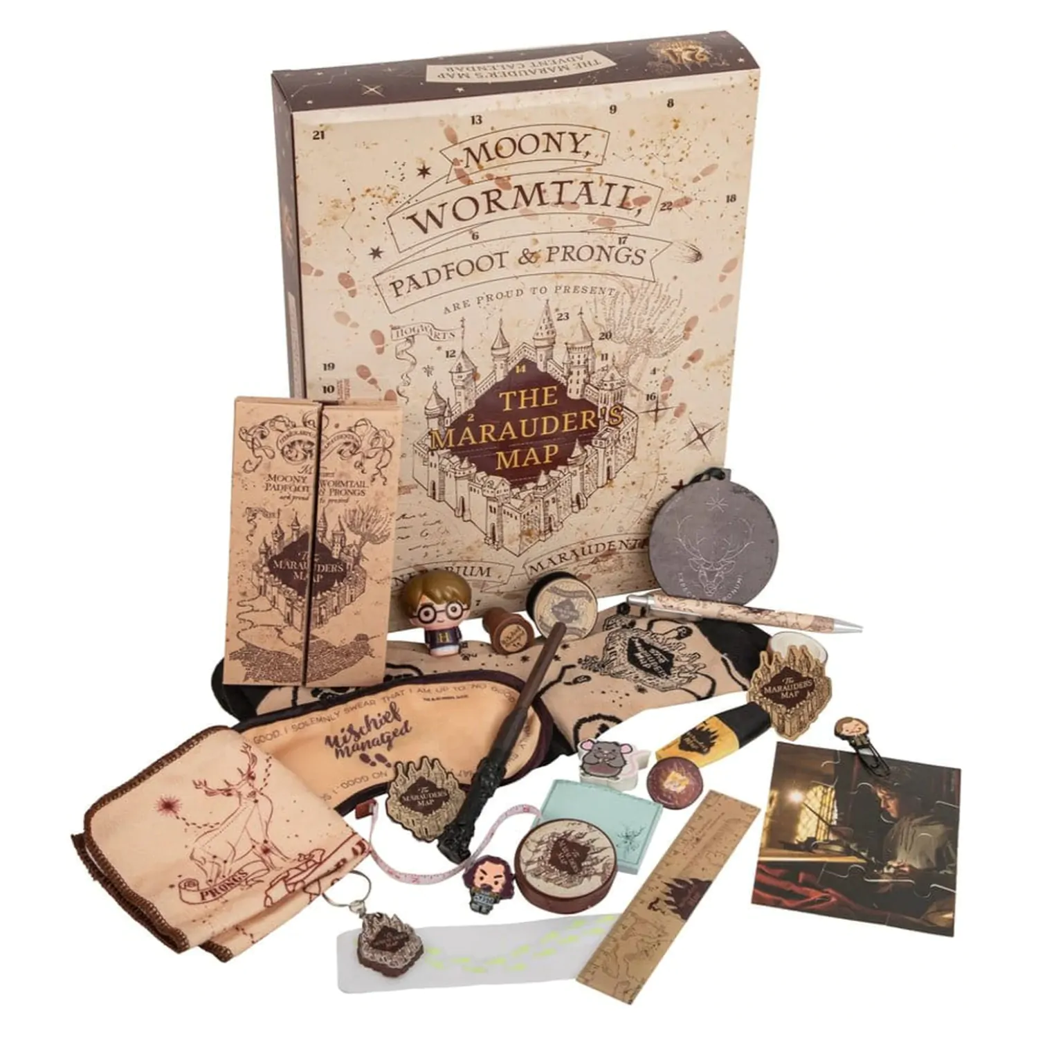 Harry Potter Marauder's Map New Edition adventi kalendárium 2026 termékfotó