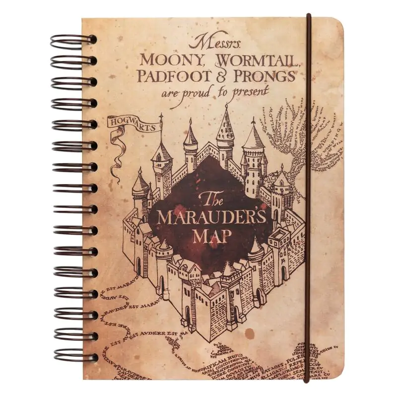 Harry Potter Marauders Map A5 Notizbuch termékfotó