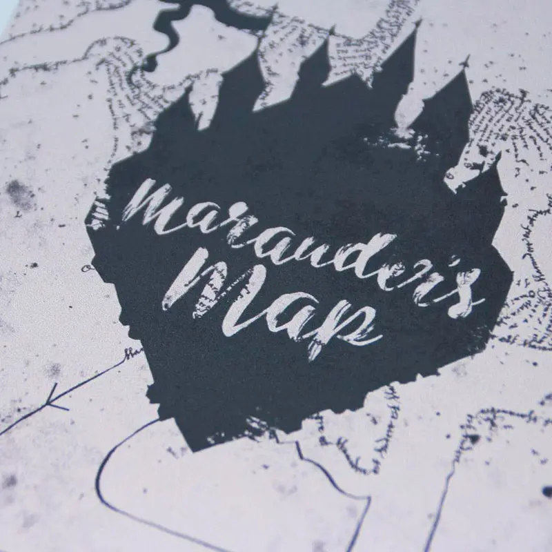 Harry Potter Marauders Map prémium A5 jegyzetfüzet termékfotó