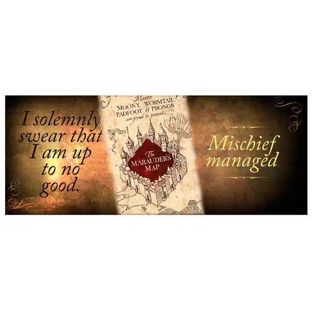 Harry Potter Marauders térképes bögre termékfotó