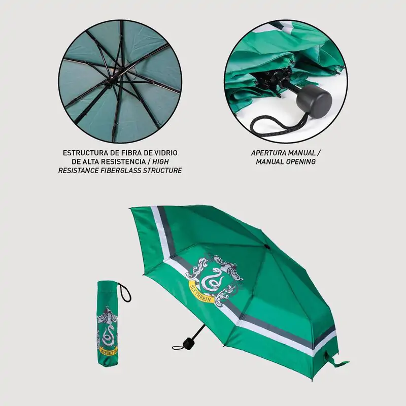 Harry Potter Slytherin manual folding umbrella termékfotó