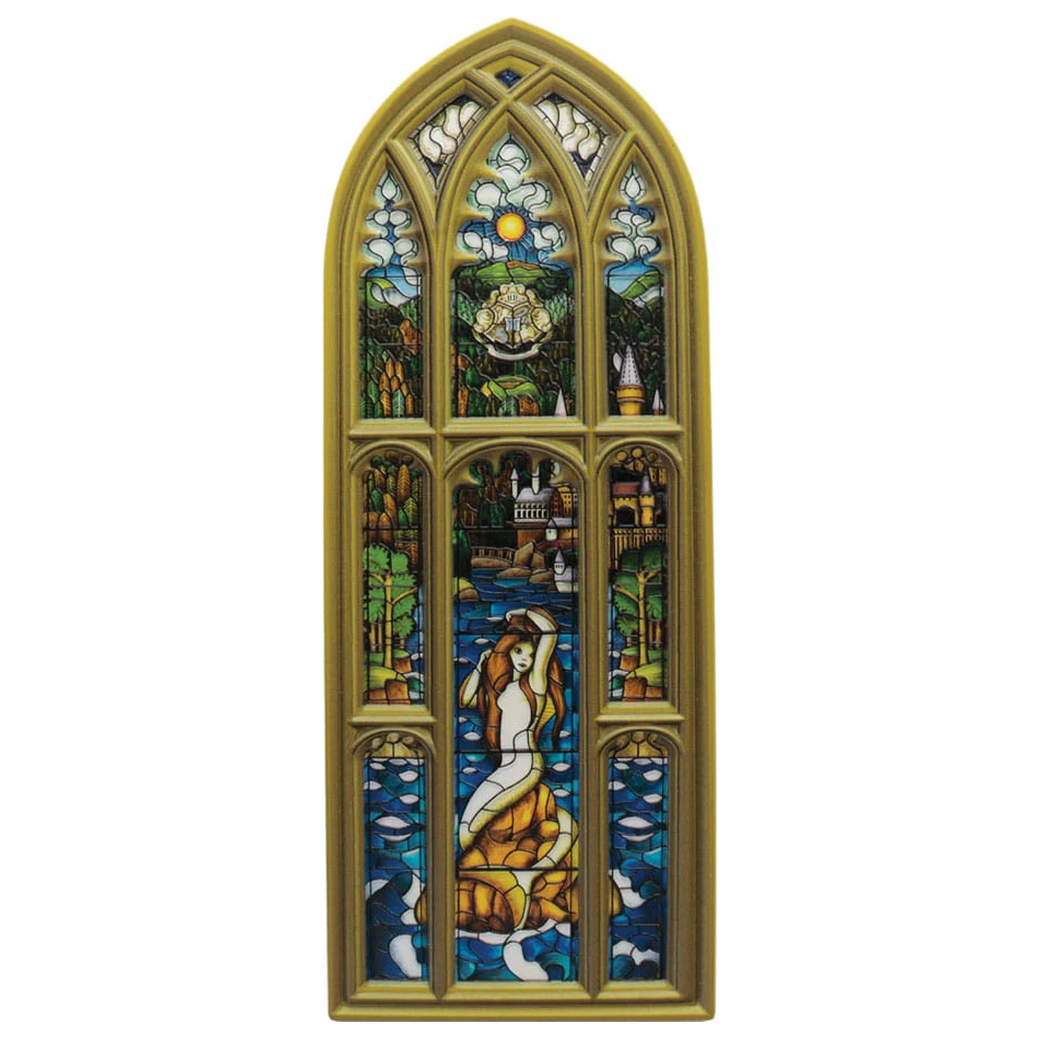 Harry Potter Mermaid Stained Glass Window gyanta plakett  termékfotó