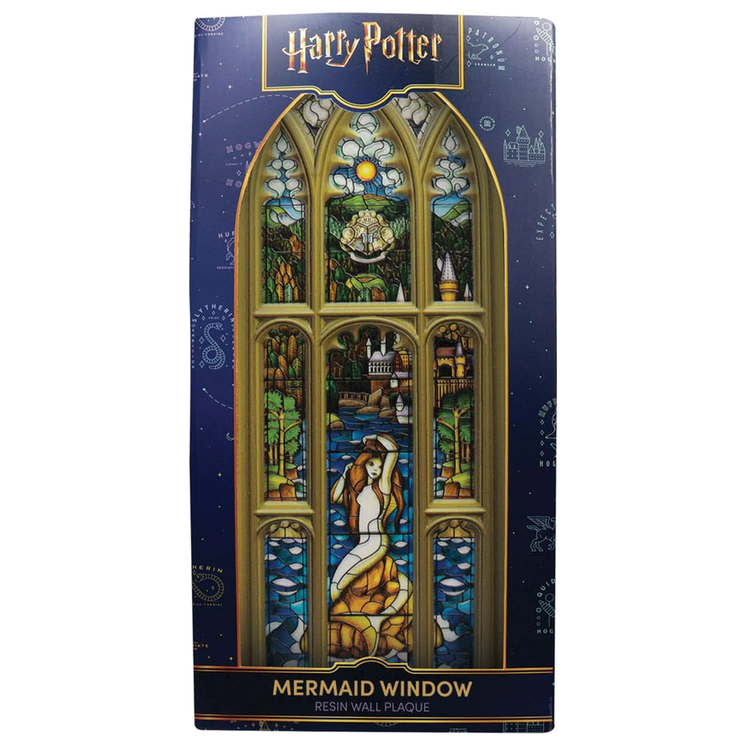 Harry Potter Mermaid Stained Glass Window gyanta plakett  termékfotó