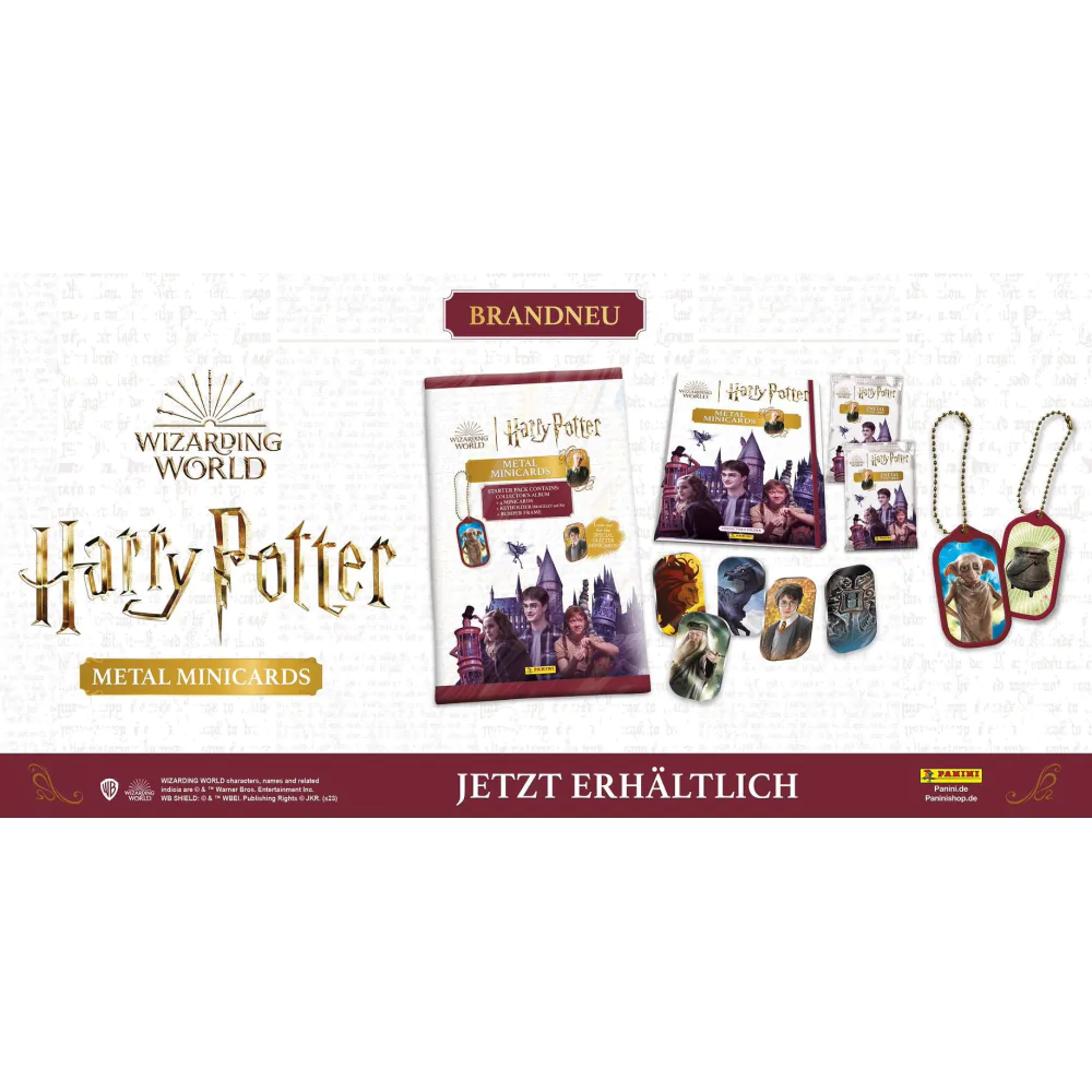 Harry Potter Metal Minicards kezdő játékcsomag angol nyelvű termékfotó